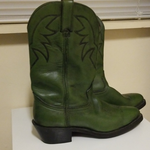 Durango Shoes - Green Durango Country Cowboy boots 8D
